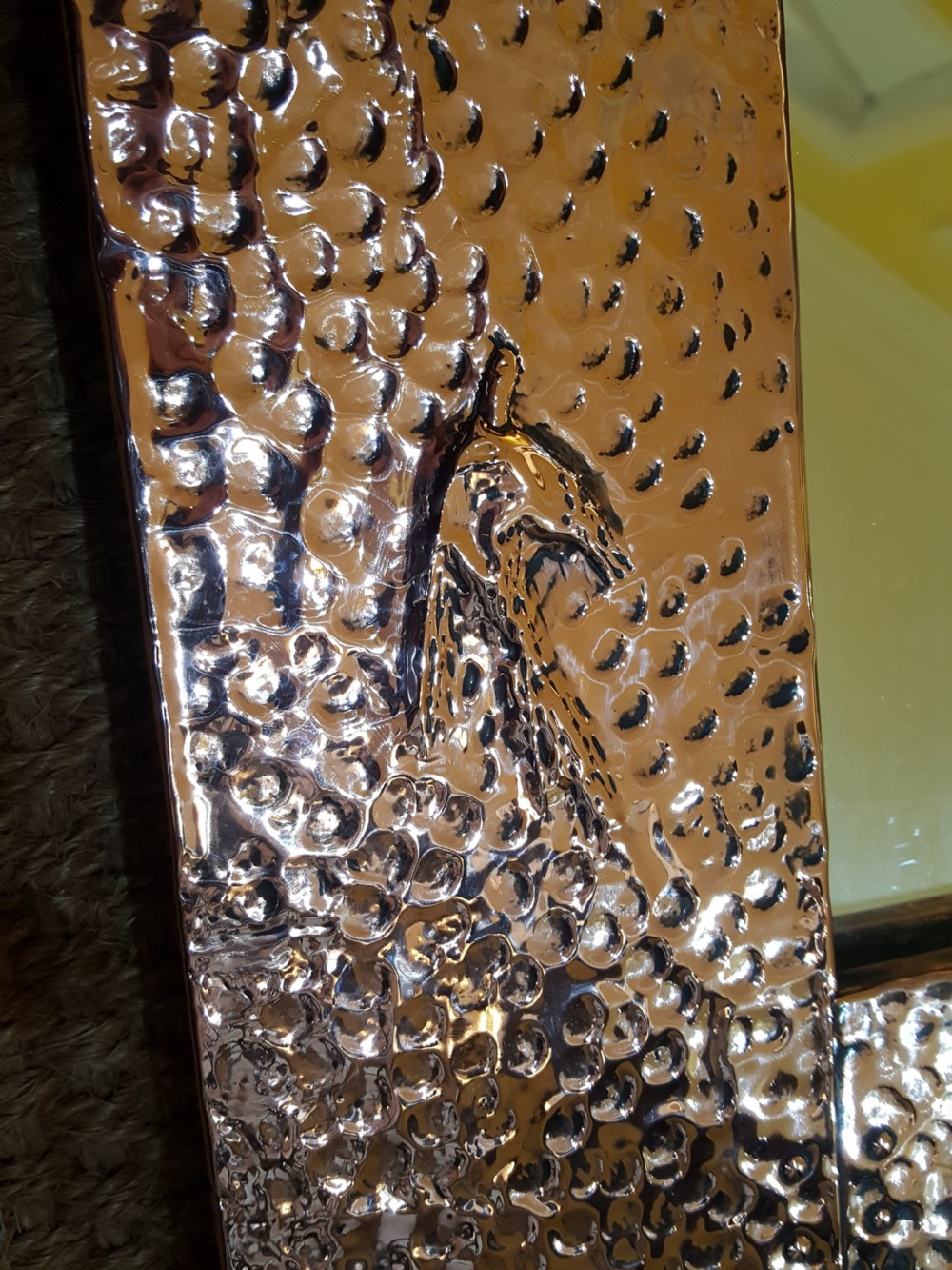 Arts and Crafts Copper Mirror View III