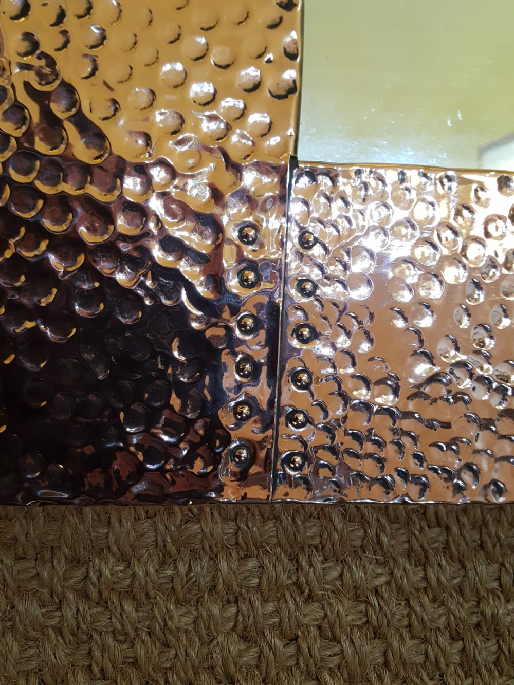 Arts and Crafts Copper Mirror View IV
