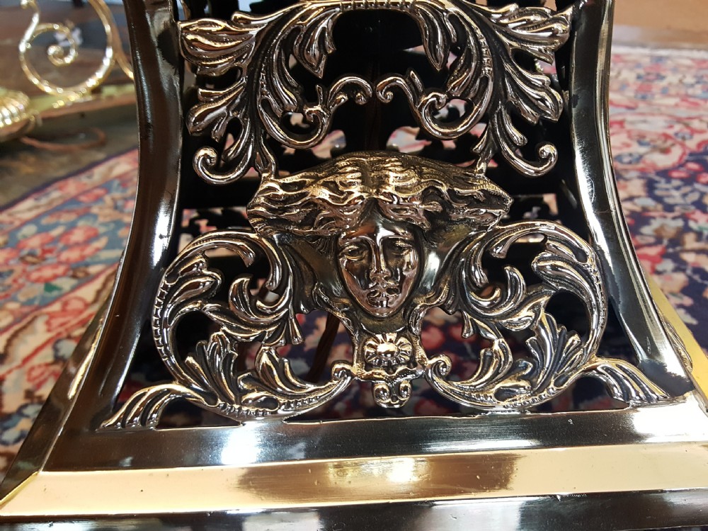 Victorian Brass Extending Standard Oil Lamp View II