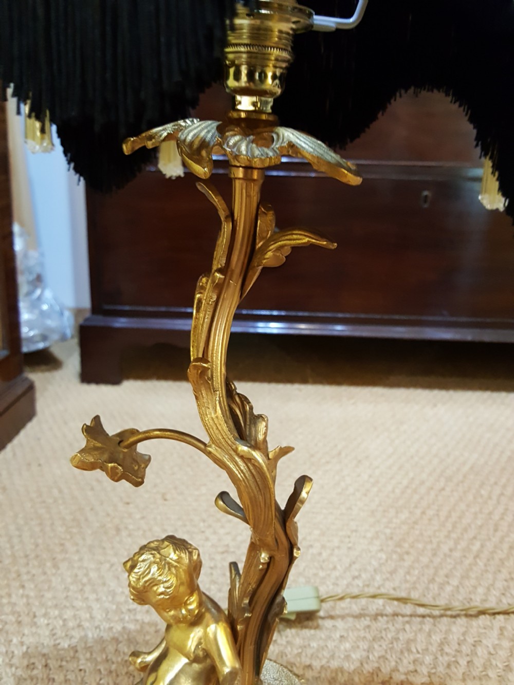 Gilt Metal Table Lamp View III