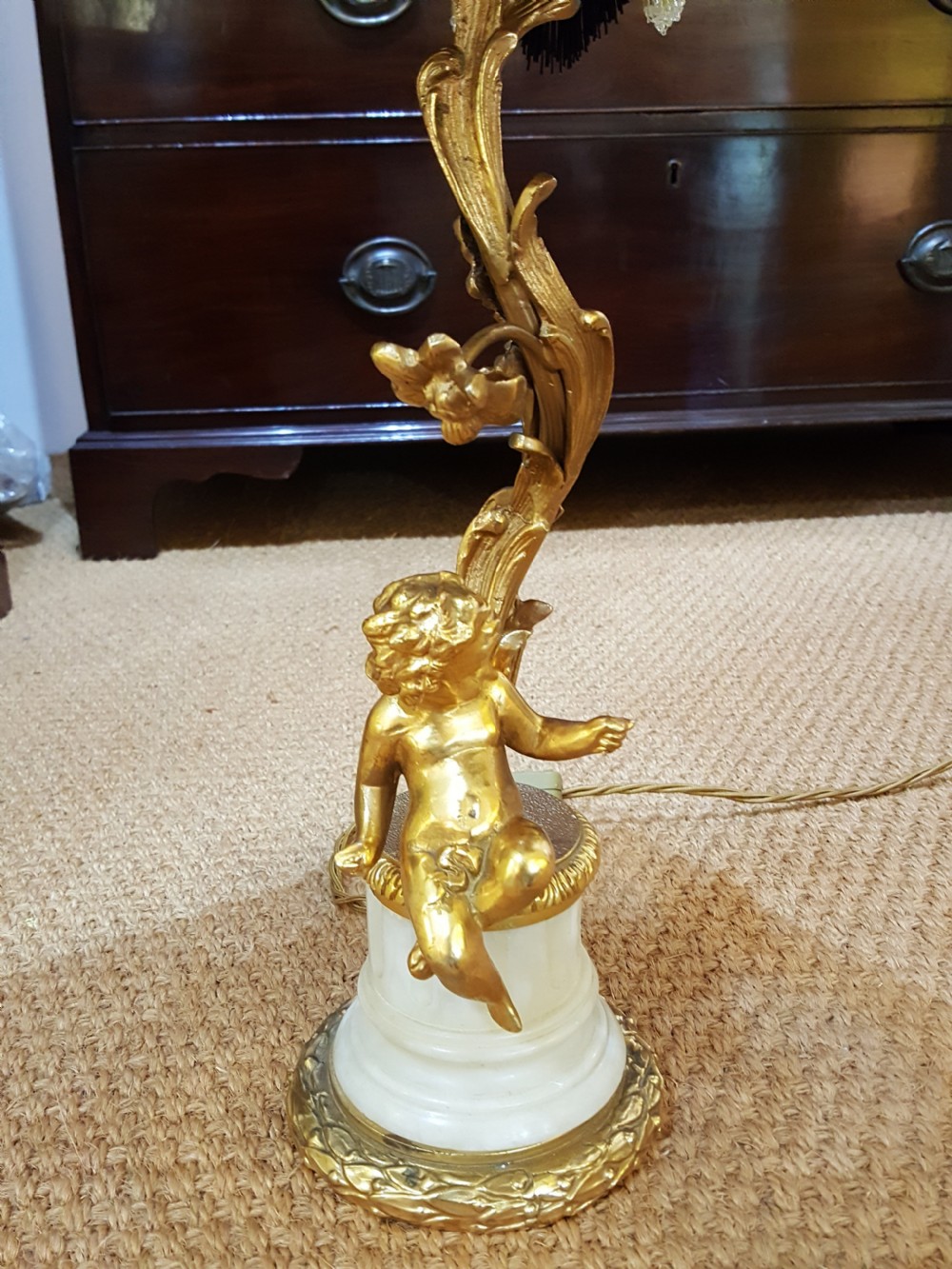 Gilt Metal Table Lamp View IV