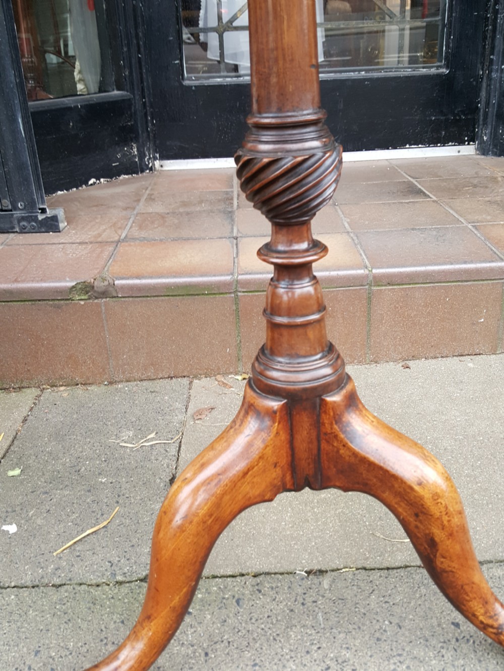 George III Mahogany Tripod Table View IV