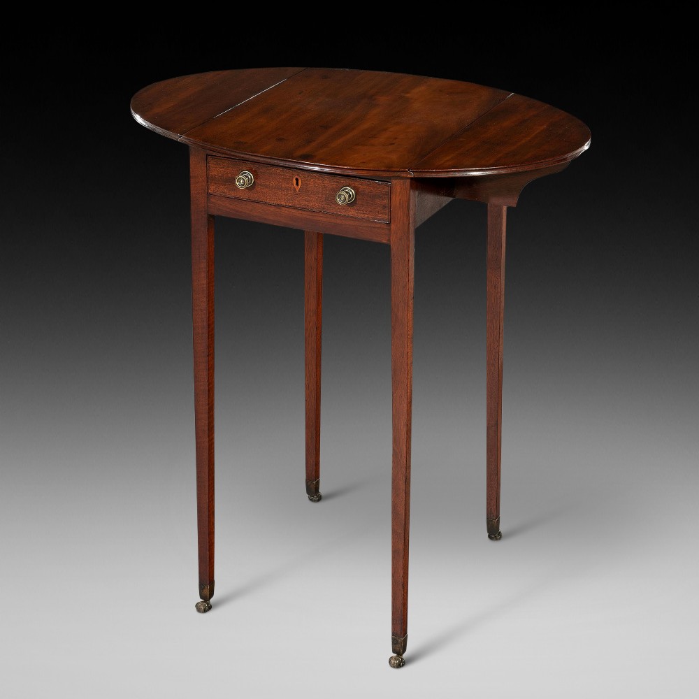 George III Mahogany Pembroke Lamp Table