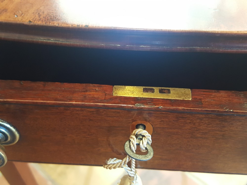 George III Mahogany Pembroke Lamp Table View IV