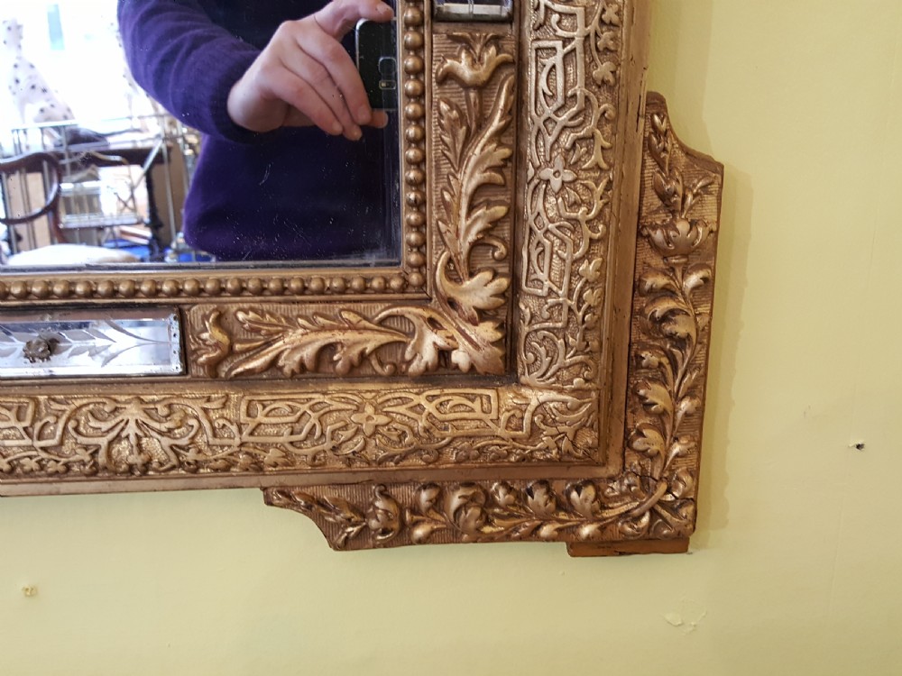 19thC Italin Gilt Frame Mirror View II