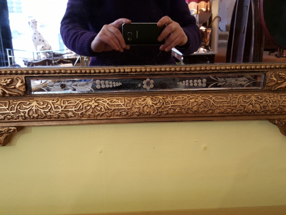 19thC Italin Gilt Frame Mirror View III