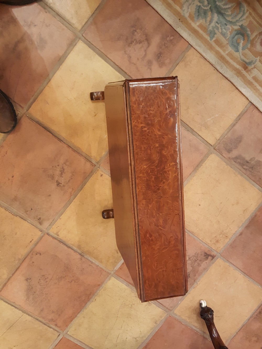 Late Victorian Burr Yew Sutherland Table View III