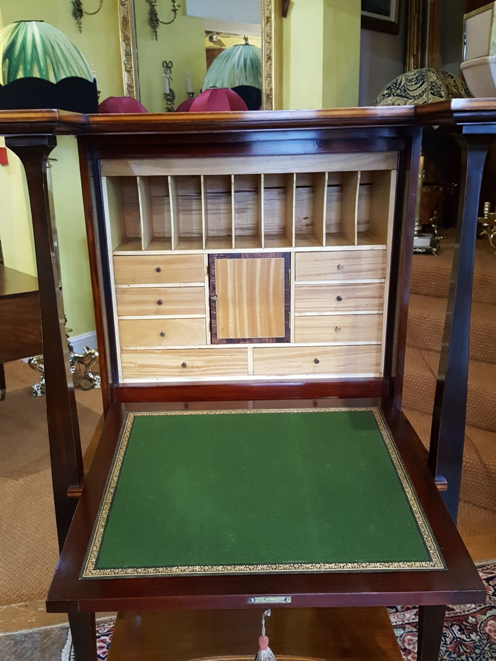 Liberty & Co Art Nouveau Mahogany Desk View VIII