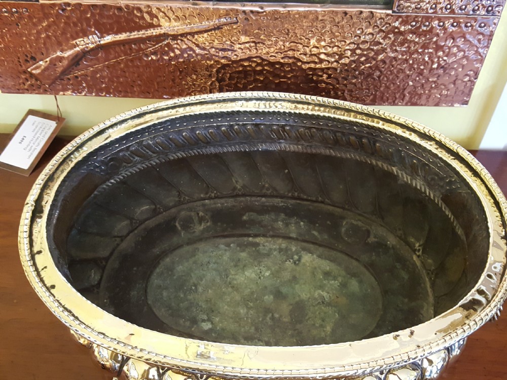 Late Georgian Brass Jardinière View V