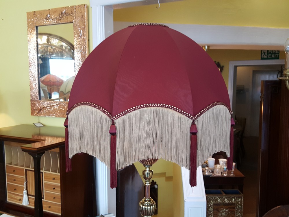 Arts and Crafts Copper and Brass Extendable Standard Lamp View V
