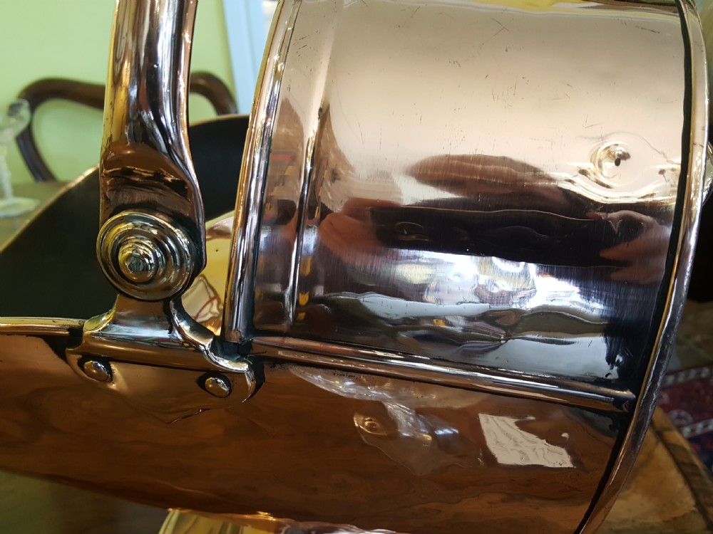 Late Victorian Copper Coal Scuttle View IV