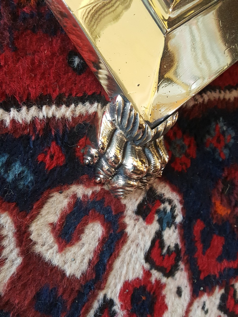 Victorian Brass Standard Extending Lamp View IV