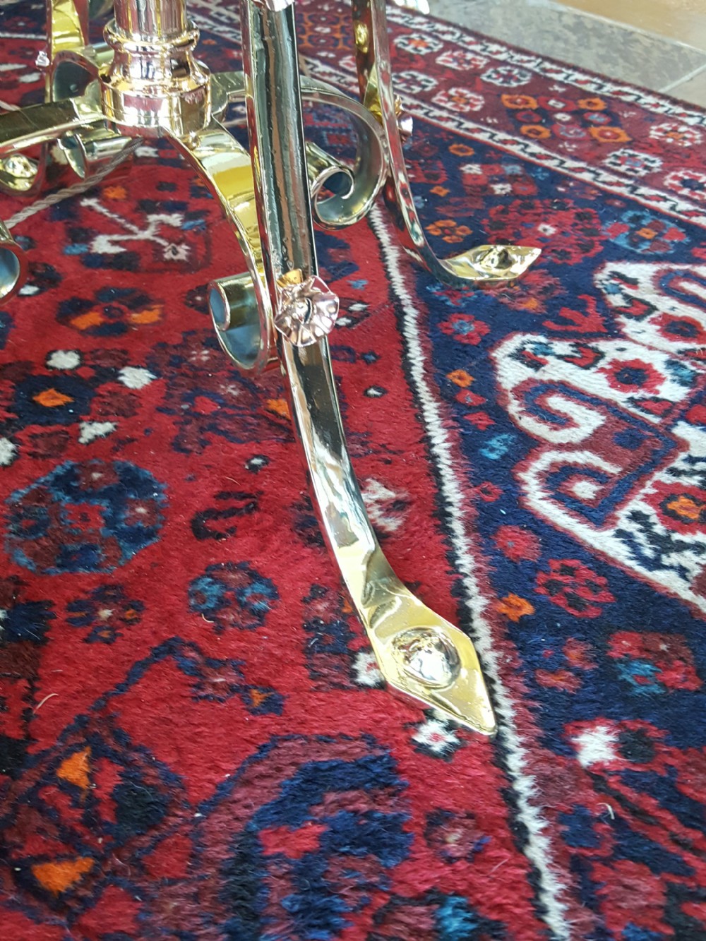 Arts and Crafts Copper and Brass Extendable Standard Lamp View II