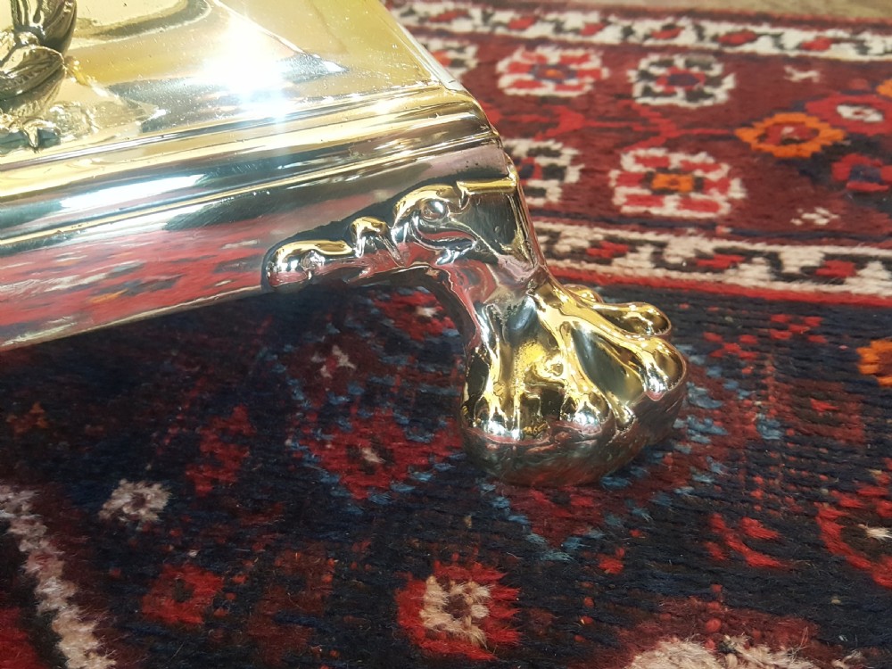 Victorian brass adjustable standard lamp View V