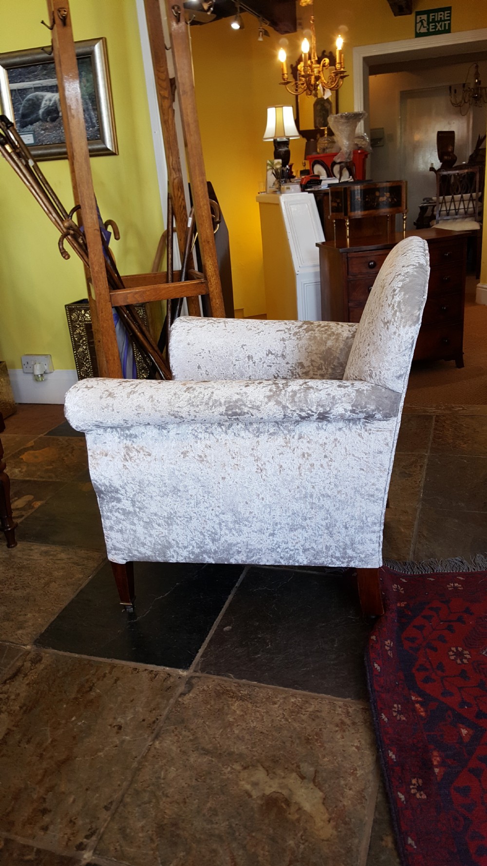 Pair of Late 19thC Mahogany Arm Chairs View VI