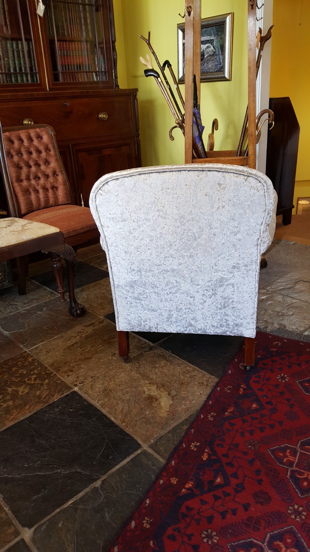 Pair of Late 19thC Mahogany Arm Chairs View VII