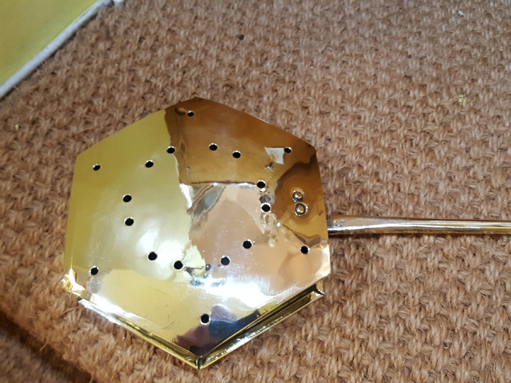 Victorian Brass Chestnut Roaster View II