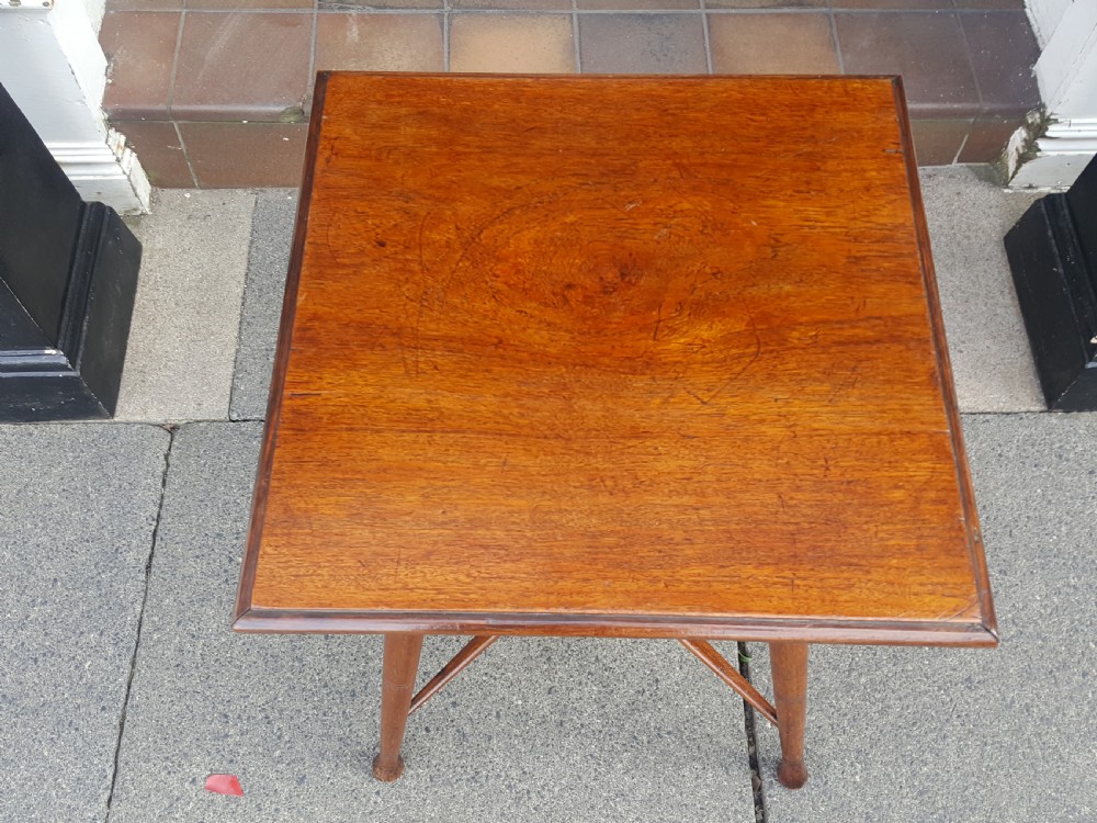 Arts and Crafts Oak Side Table View II