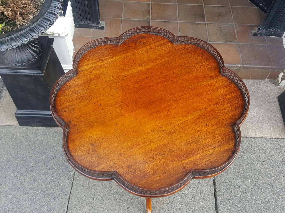 George III Mahogany Tilt Top Tripod Table View II