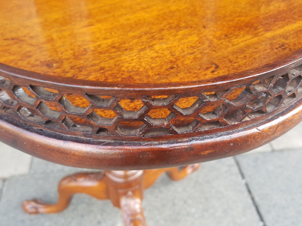 George III Mahogany Tilt Top Tripod Table View III