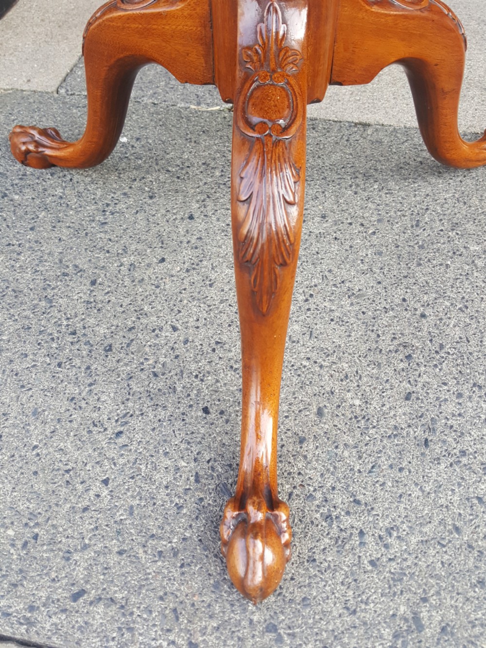 George III Mahogany Tilt Top Tripod Table View V