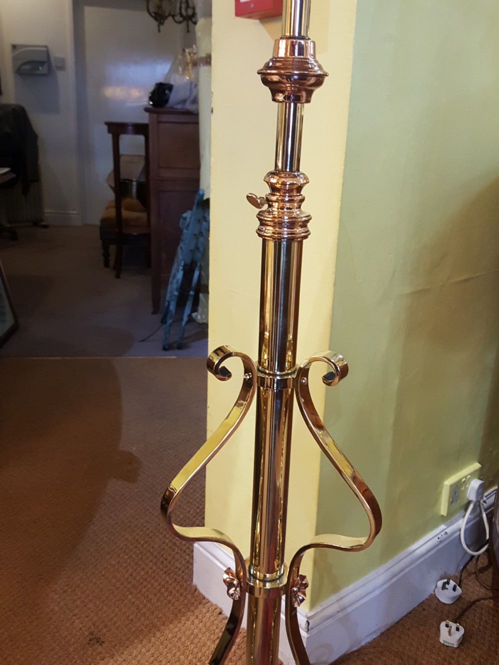 Arts and Crafts Telescopic Standard Lamp View IV