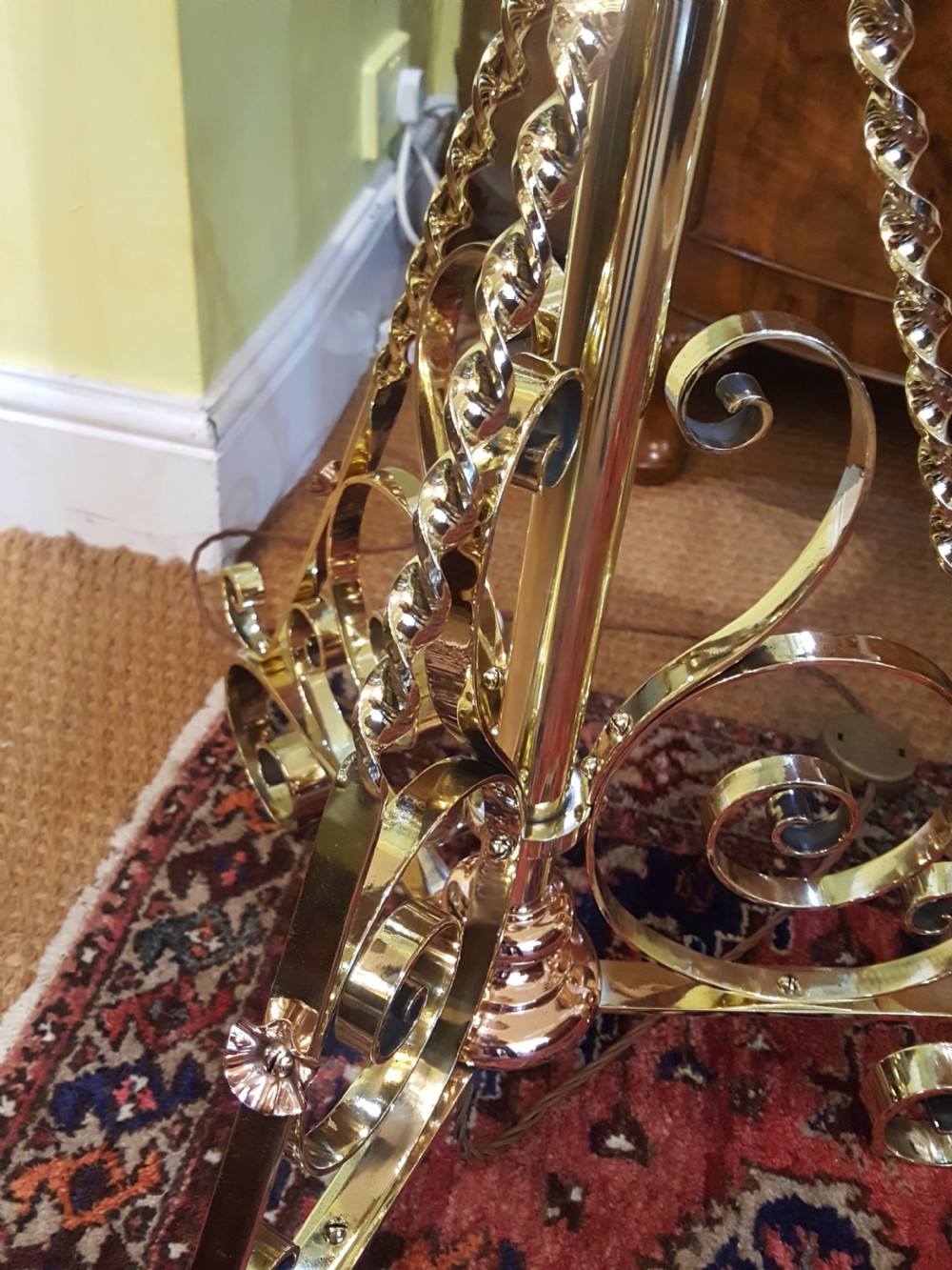 Arts and Crafts Telescopic Standard Lamp View VII