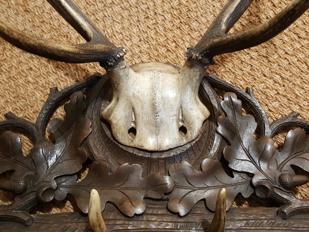  Late 19thC Black Forest Hat and Coat Rack View II