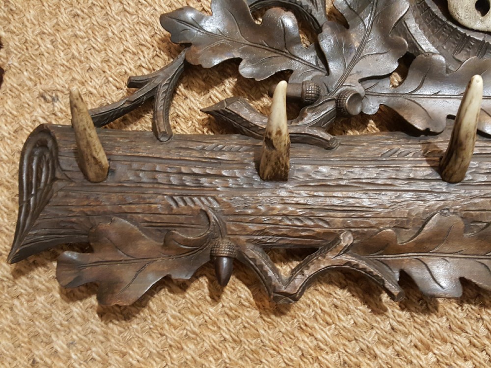  Late 19thC Black Forest Hat and Coat Rack View III