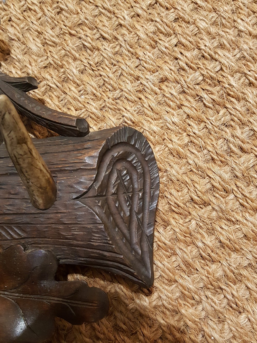  Late 19thC Black Forest Hat and Coat Rack View V