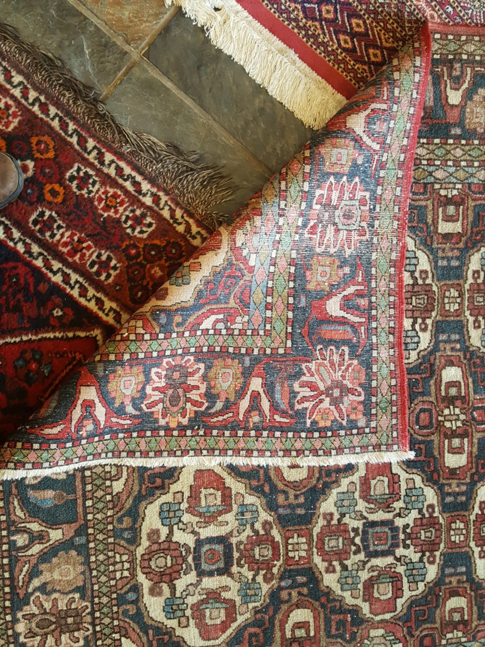 Persian Baluch Hand Woven Woolen Carpet View IV