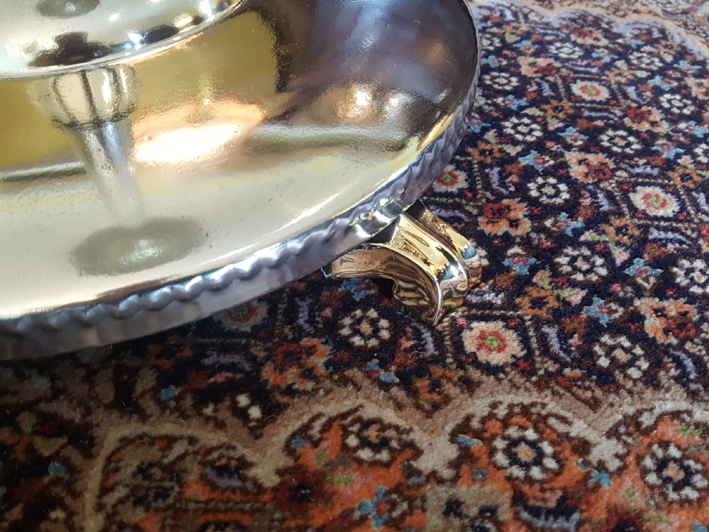 Early 20thC Steel and Brass Standard Aladdin Oil Lamp View II