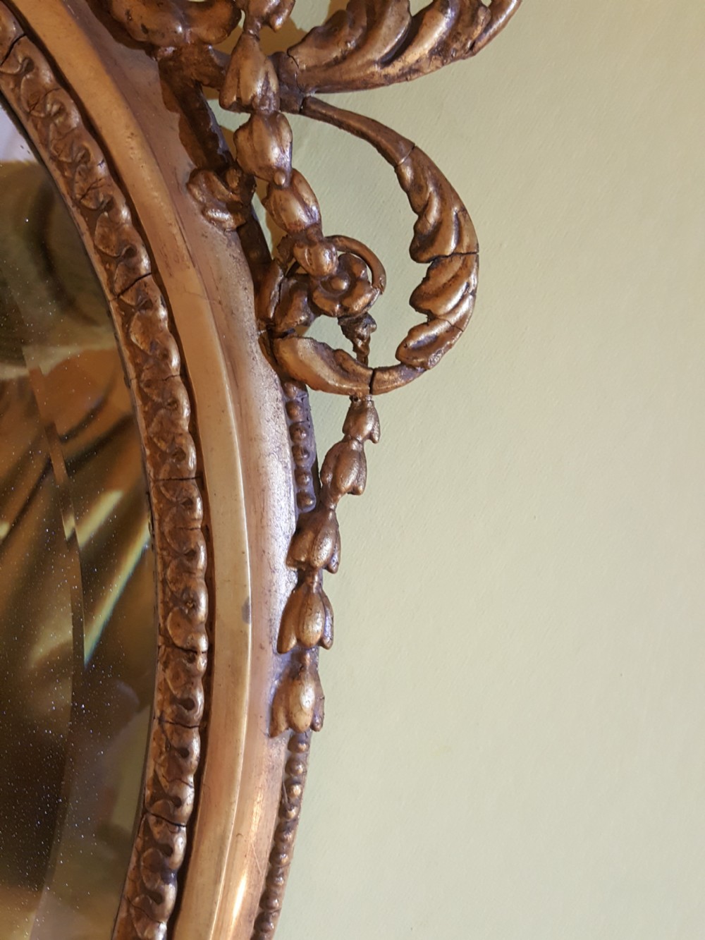 Pair of Regency Oval Girandole Wall Mirrors View VI