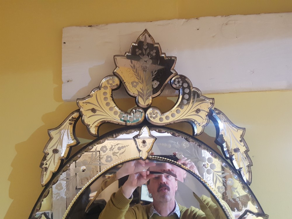 Late 19thC Venetian Mirror View III