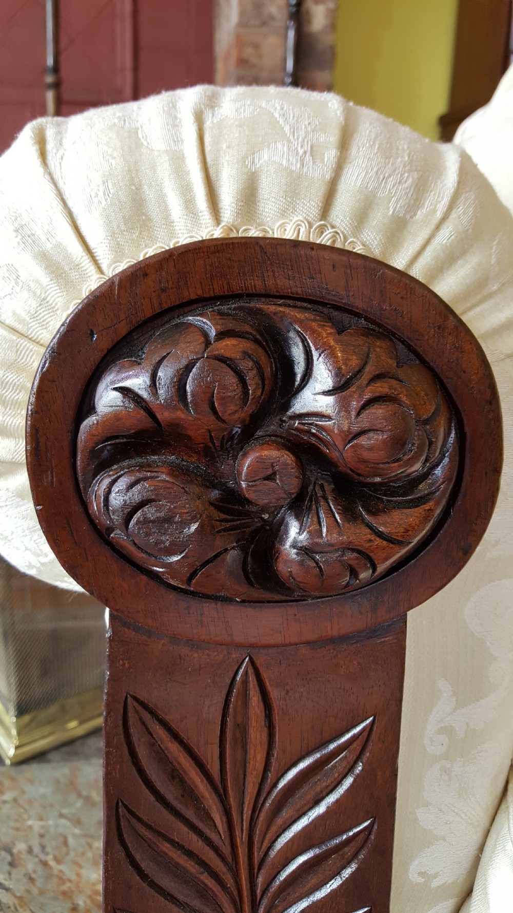 William IV Carved Mahogany Framed Settee View VI