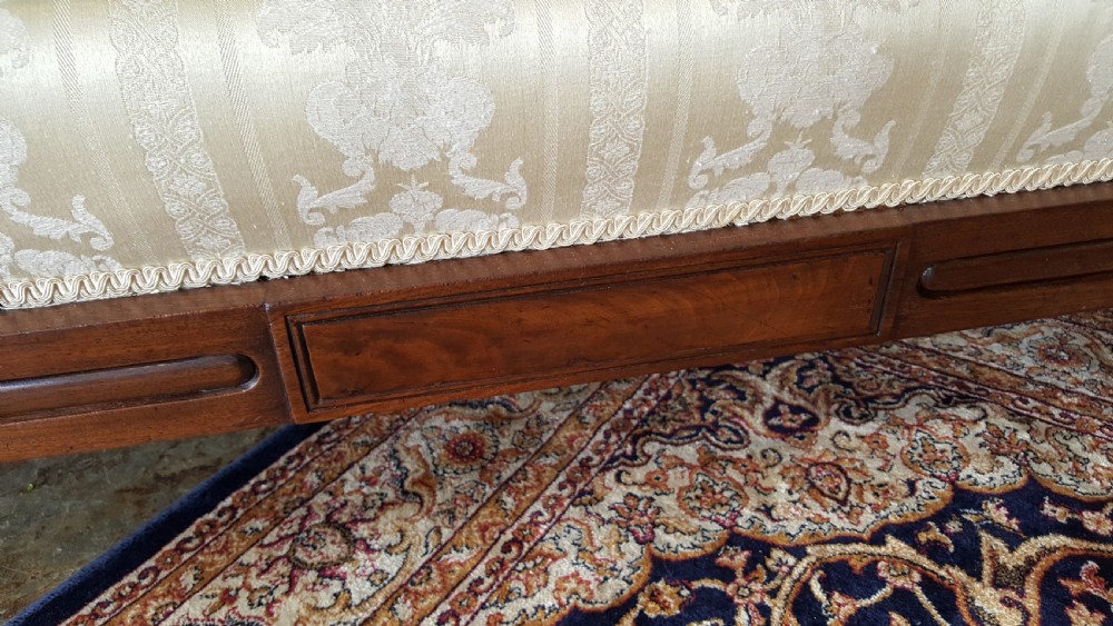 William IV Carved Mahogany Framed Settee View VII