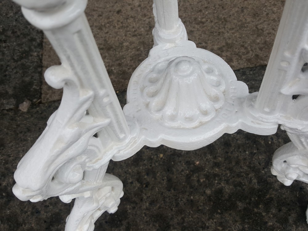 Victorian Cast Iron Garden Table View V