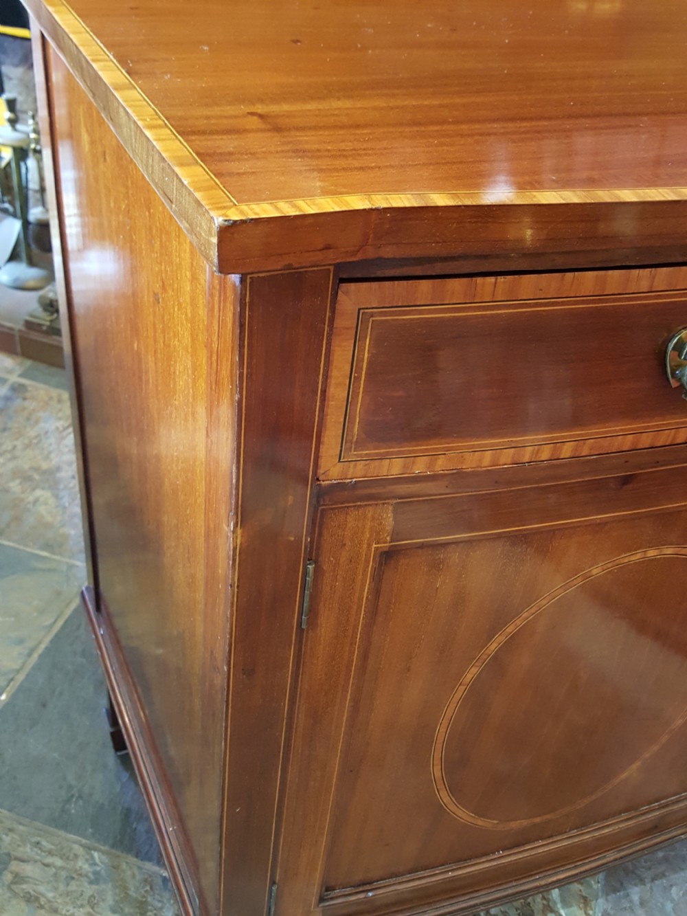Edwardian mahogany drinks cabinet View III