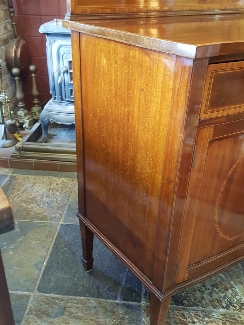Edwardian mahogany drinks cabinet View V