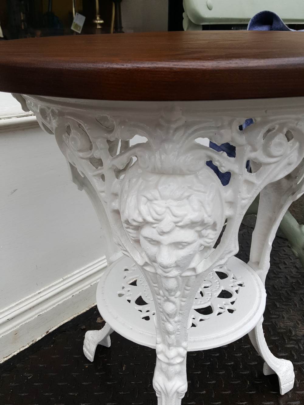 Victorian Cast Iron Garden Table View IV