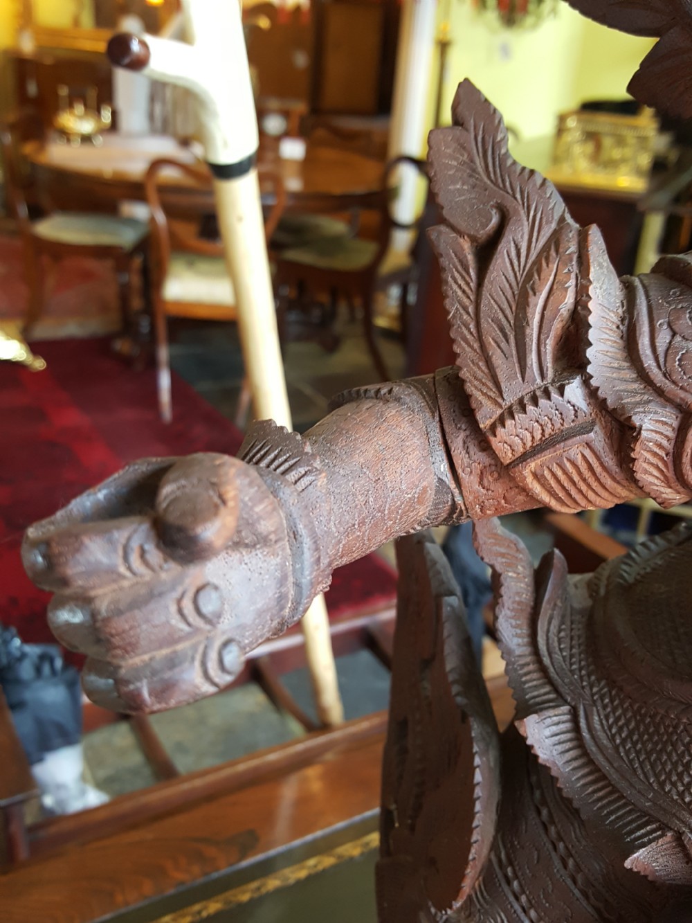 Late 19th Century Indonesian Wood Carving View V