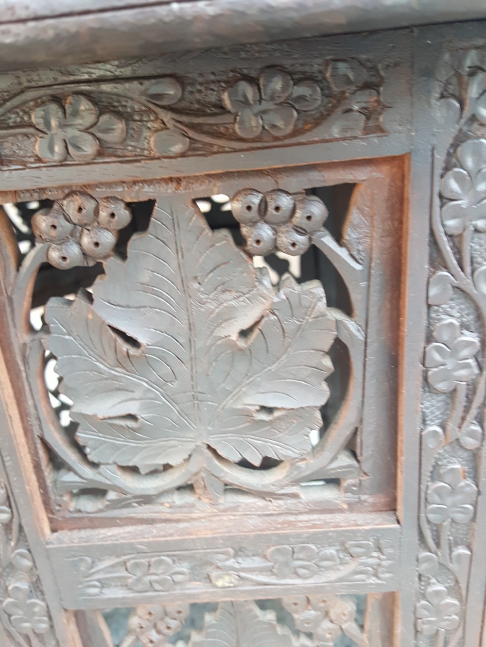 Late 19thC Anglo Indian Hardwood Occasional Table  View III