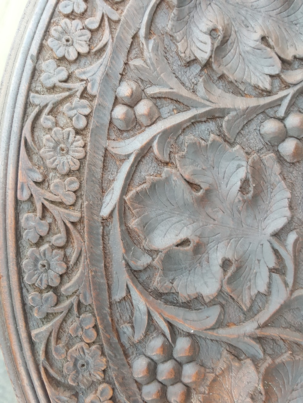 Late 19thC Anglo Indian Hardwood Occasional Table  View IV