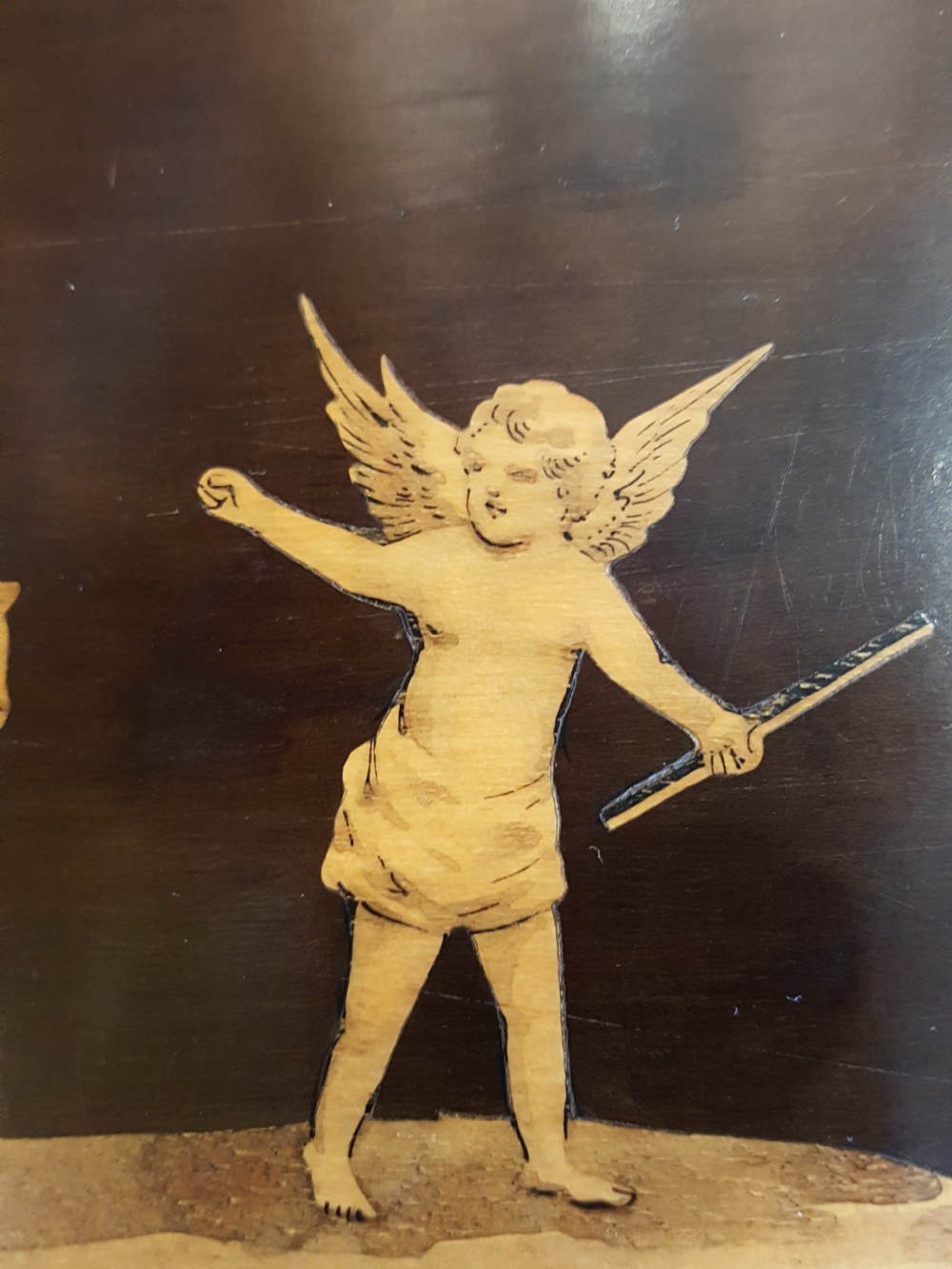 Victorian Walnut and Inlaid Tray View VI