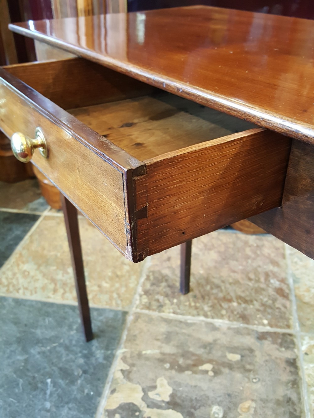 Georgian Mahogany Hall Table View IV