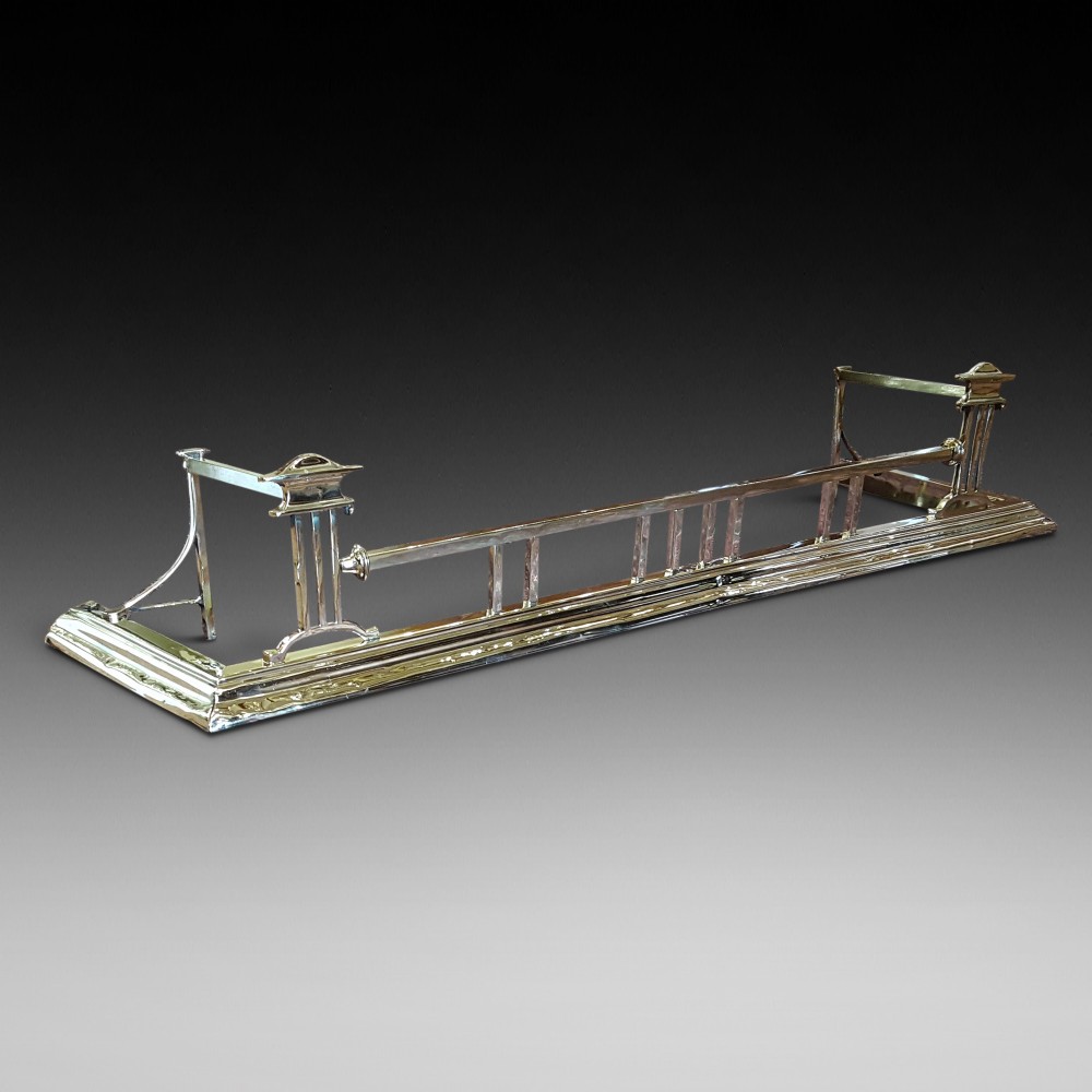 Late 19thC Brass Fender