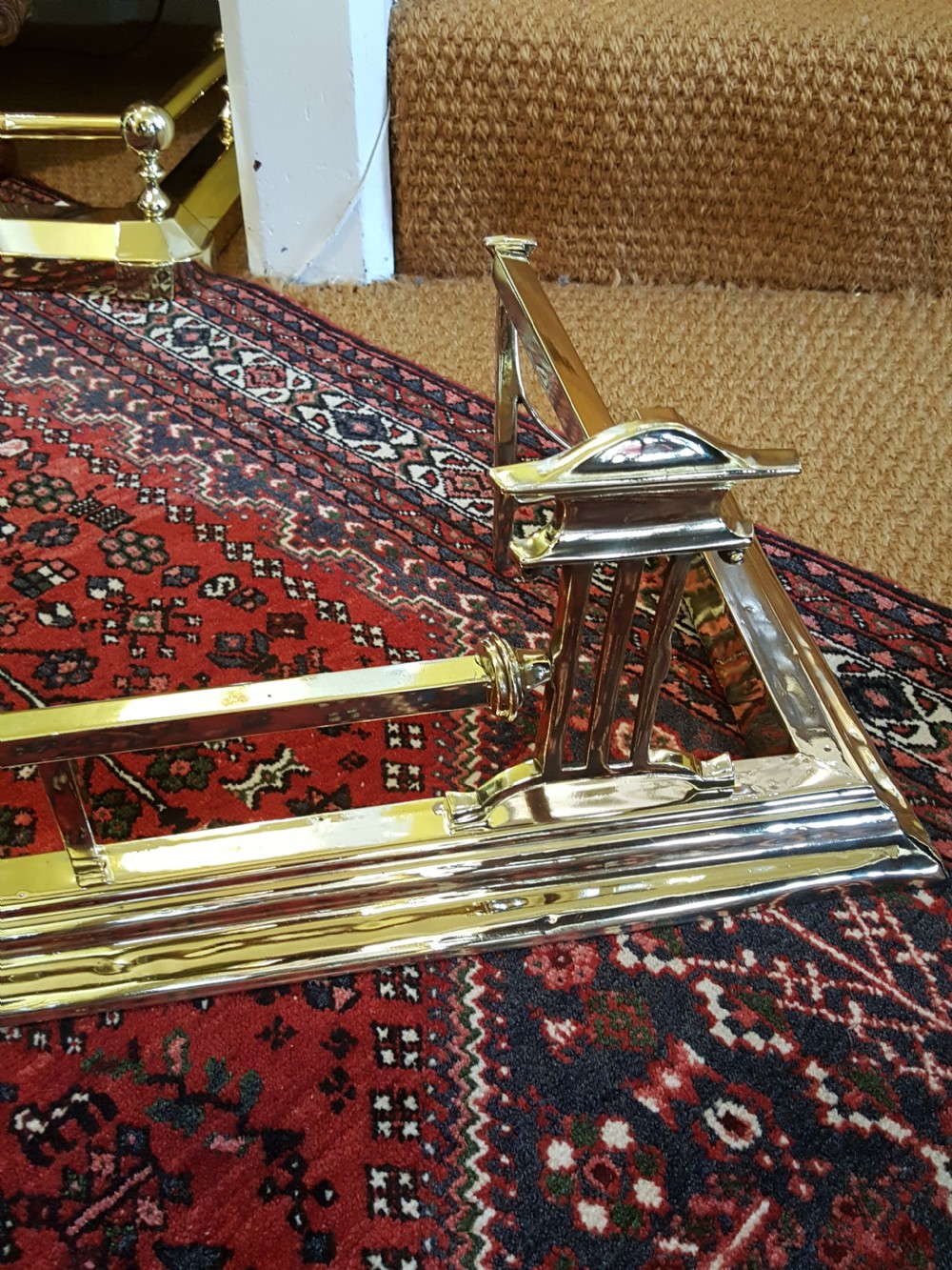 Late 19thC Brass Fender View III