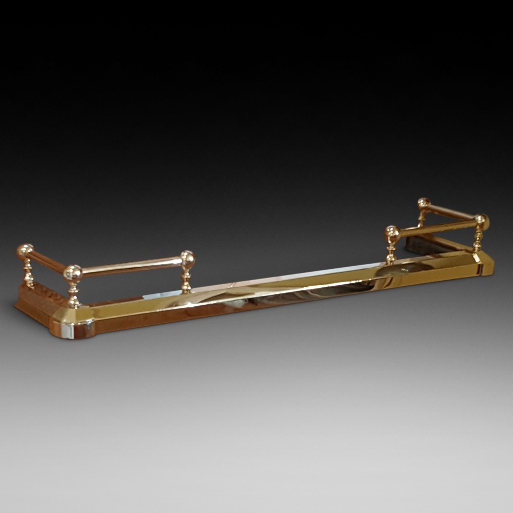 Edwardian Brass Fender