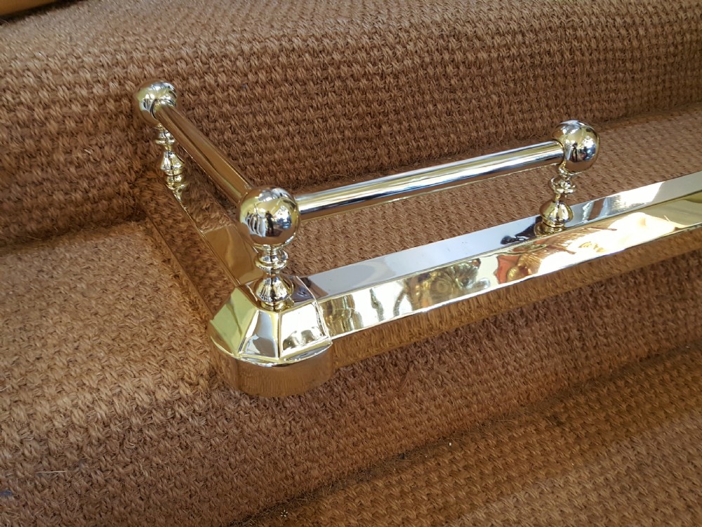 Edwardian Brass Fender View III