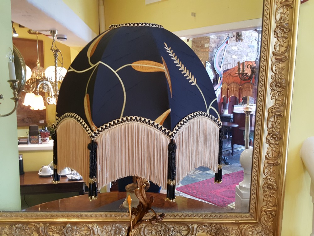 Early 20thC Gilt Metal Lamp View II